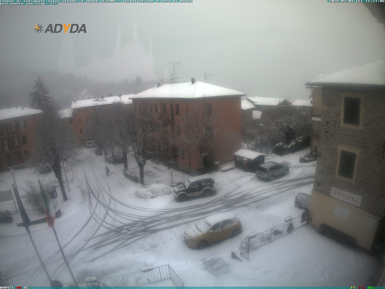 immagine della webcam nei dintorni di Cantalupo Ligure: webcam Cerignale