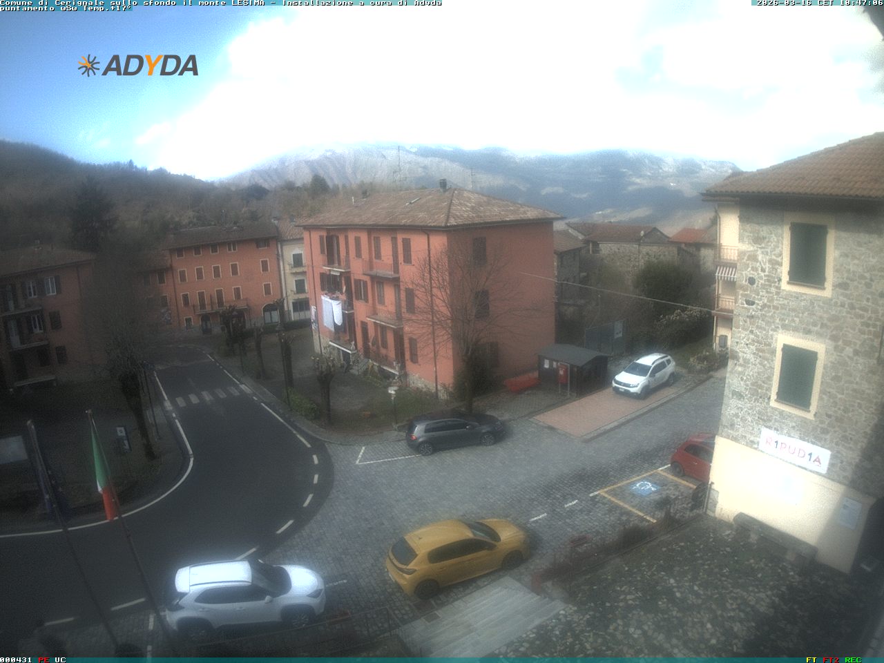immagine della webcam nei dintorni di Cantalupo Ligure: webcam Cerignale