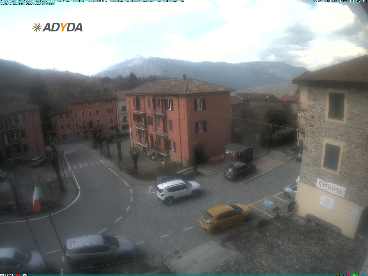 immagine della webcam nei dintorni di Cantalupo Ligure: webcam Cerignale