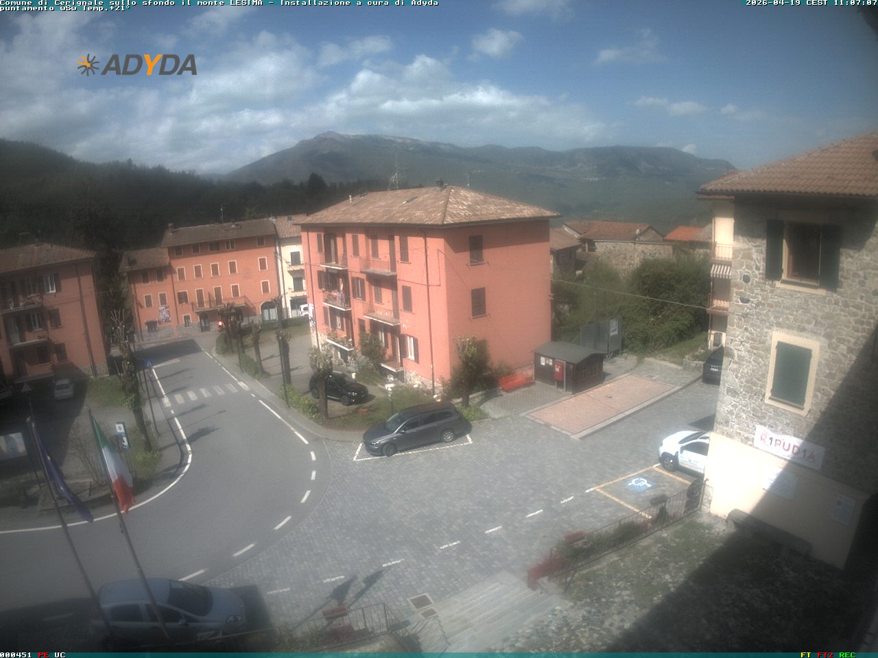 immagine della webcam nei dintorni di Brignano-Frascata: webcam Cerignale