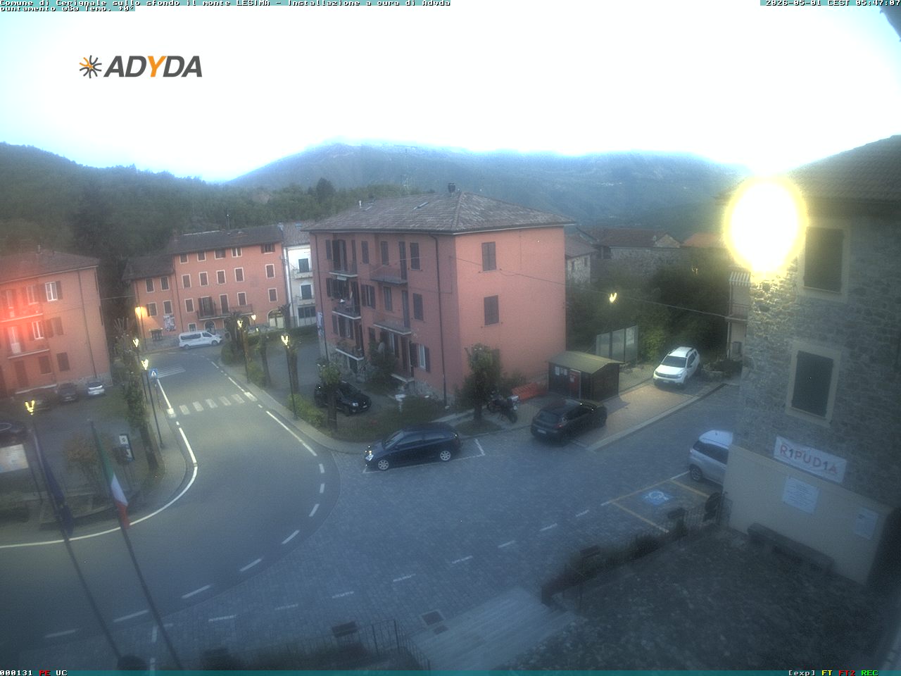 immagine della webcam nei dintorni di Cantalupo Ligure: webcam Cerignale