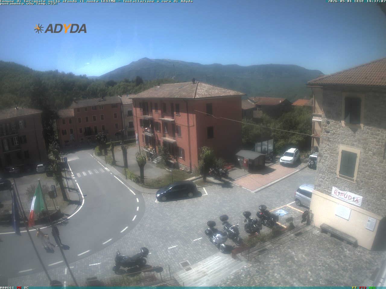 immagine della webcam nei dintorni di Ferriere: webcam Cerignale