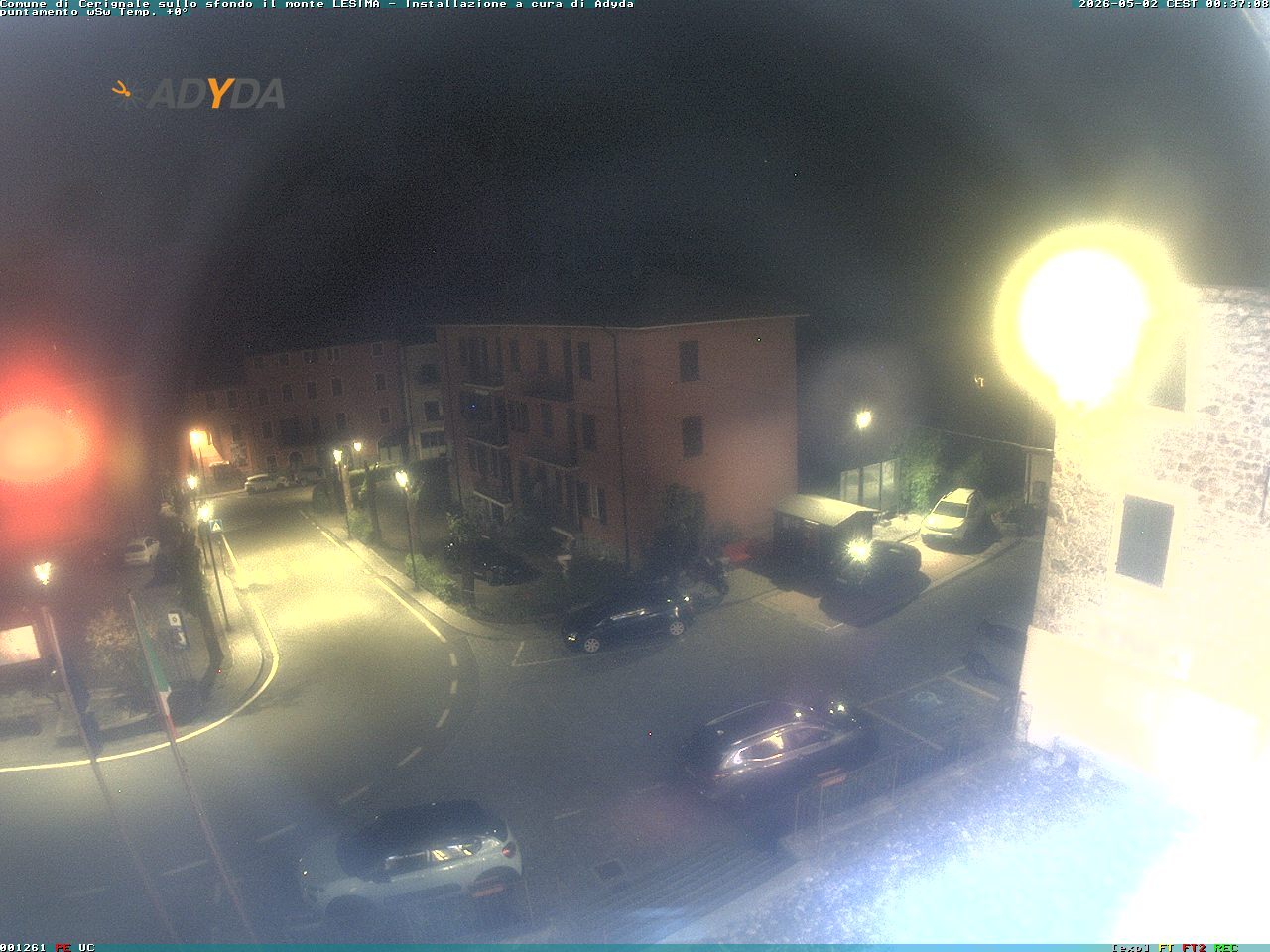 immagine della webcam nei dintorni di Cabella Ligure: webcam Cerignale