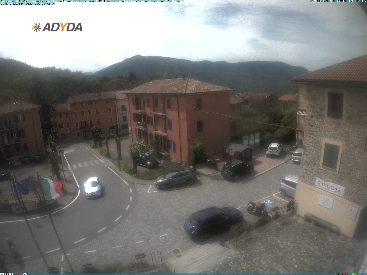 immagine della webcam nei dintorni di Grazzano Visconti: webcam Cerignale