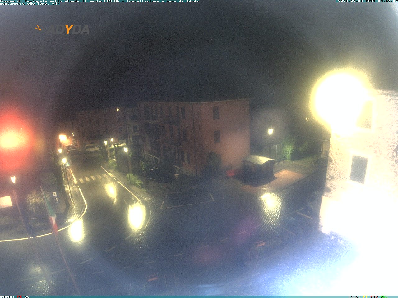 immagine della webcam nei dintorni di Grazzano Visconti: webcam Cerignale