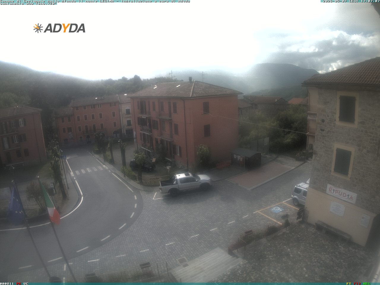 immagine della webcam nei dintorni di Cantalupo Ligure: webcam Cerignale