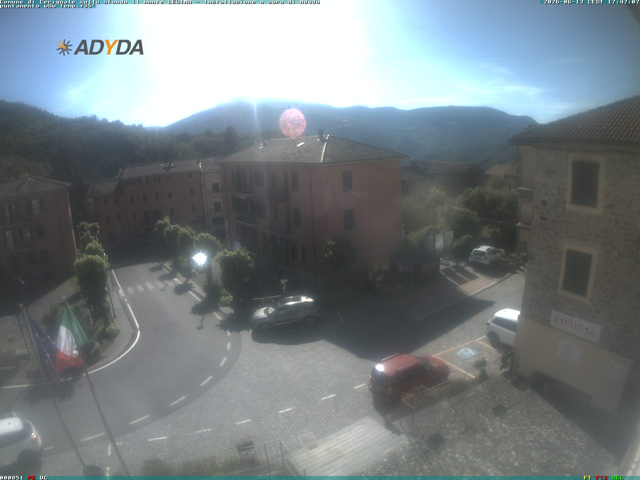 immagine della webcam nei dintorni di Vigolzone: webcam Cerignale