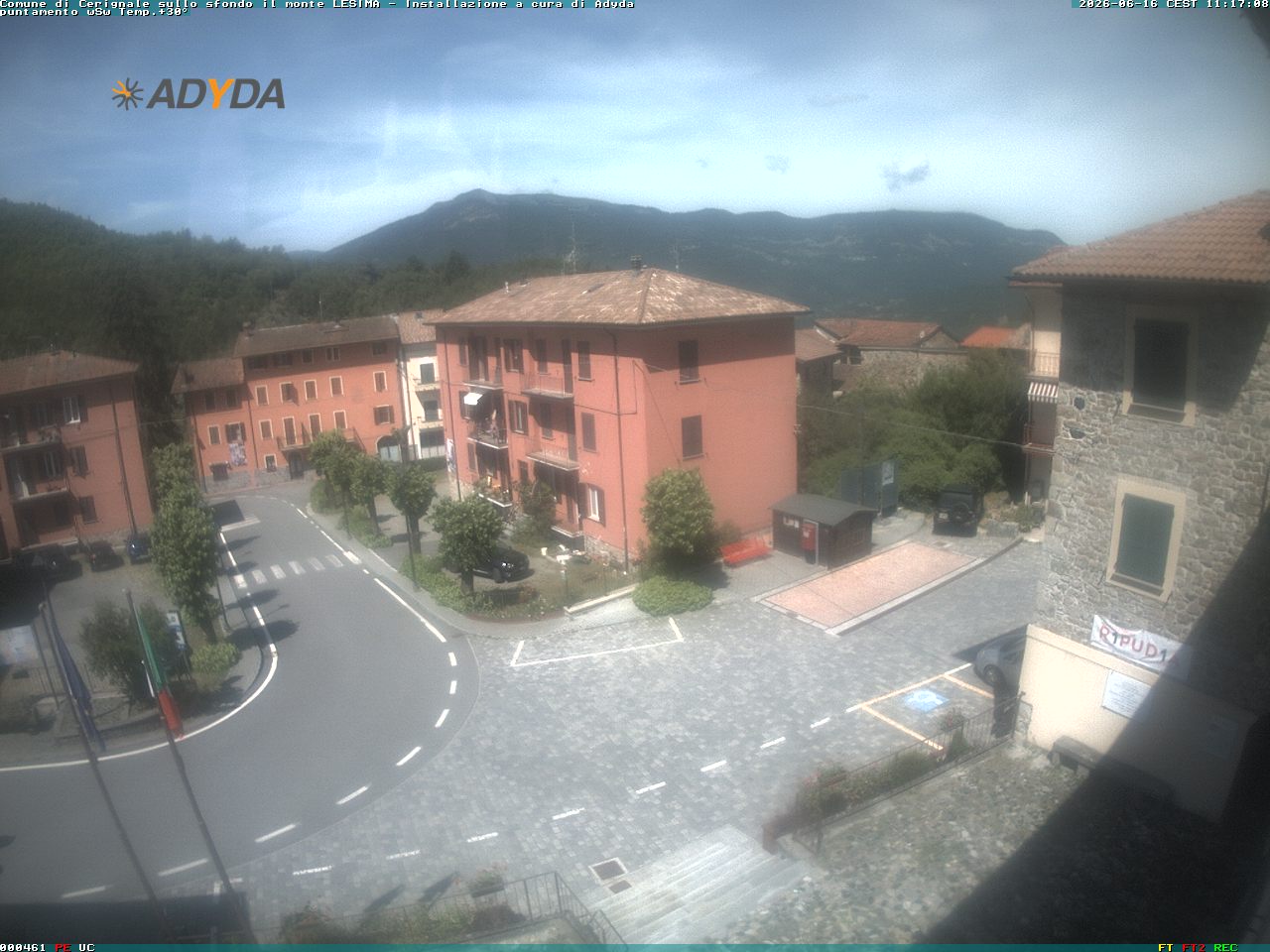 immagine della webcam nei dintorni di Cabella Ligure: webcam Cerignale