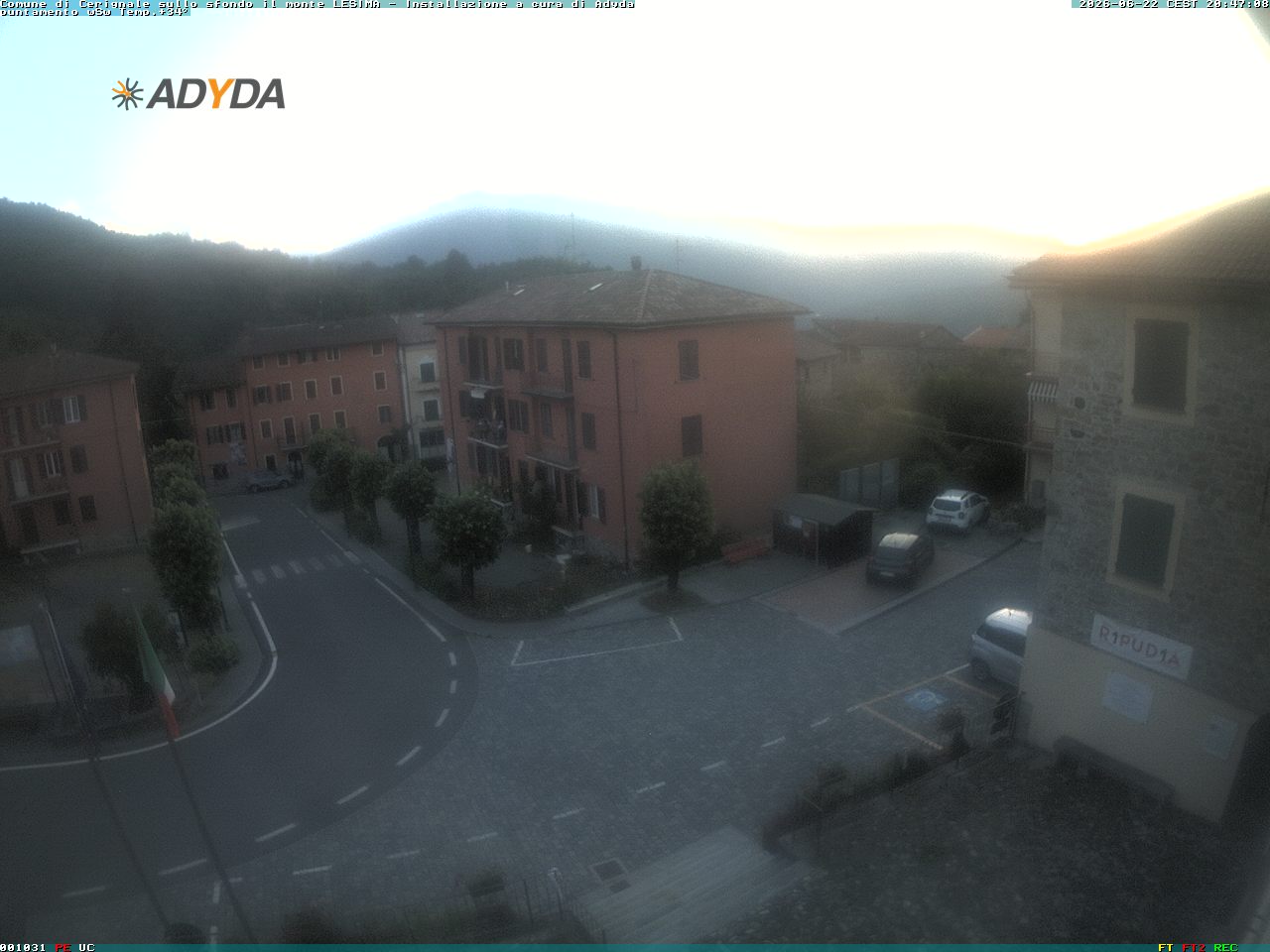 immagine della webcam nei dintorni di Cantalupo Ligure: webcam Cerignale